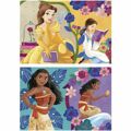 Set de 2 Puzzles Princesses Disney Bella + Vaiana 25 Peças