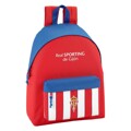 Mochila Escolar Real Sporting de Gijón Branco Vermelho