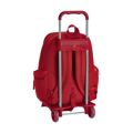 Mochila Escolar com Rodas 905 Real Sporting de Gijón Vermelho