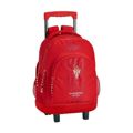 Mochila Escolar com Rodas Compact Real Sporting de Gijón Vermelho