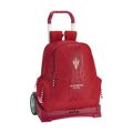 Mochila Escolar com Rodas Evolution Real Sporting de Gijón Vermelho