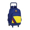 Mochila Escolar com Rodas Compact F.c. Barcelona Azul