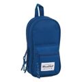 Mochila com Caixa de Lápis BlackFit8 Oxford Azul Escuro (33 Peças)