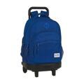 Mochila Escolar com Rodas Compact Blackfit8 Oxford Azul Escuro