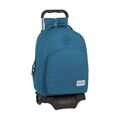 Mochila Escolar com Rodas 905 Blackfit8 Egeo Azul