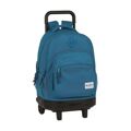 Mochila Escolar com Rodas Compact Blackfit8 Egeo Azul