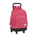 Mochila Escolar com Rodas Compact Blackfit8 Cor de Rosa