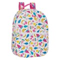 Mochila Escolar Safta Fruits Branco