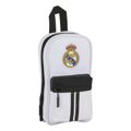 Mochila com Caixa de Lápis Real Madrid C.f. 20/21 Branco Preto