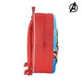 Mochila Infantil 3D The Avengers Vermelho