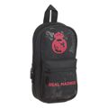 Mochila com Caixa de Lápis Real Madrid C.f. Preto