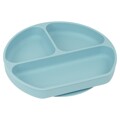 Prato Safta Bear Silicone Ventosa Azul Claro (20,5 X 2,5 X 18 cm)