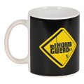 Caneca El Hormiguero Branco Cerâmica Preto (350 Ml)