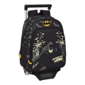 Mochila Escolar com Rodas Batman Hero Preto (27 X 33 X 10 cm)