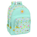 Mochila Escolar Smiley Summer Fun Turquesa (32 X 42 X 15 cm)