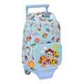 Mochila Escolar com Rodas The Paw Patrol Sunshine Azul (20 X 28 X 8 cm)