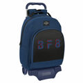 Mochila Escolar com Rodas BlackFit8 Urban Preto Azul Marinho (32 X 42 X 15 cm)