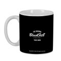 Caneca BlackFit8 Urban Cerâmica Preto Azul Marinho (350 Ml)