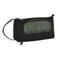 Estojo Escolar com Acessórios BlackFit8 Gradient Preto Verde Militar (32 Peças)