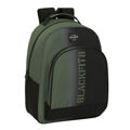 Mochila Escolar BlackFit8 Gradient Preto Verde Militar (32 X 42 X 15 cm)