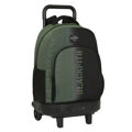 Mochila Escolar com Rodas BlackFit8 Gradient Preto Verde Militar (33 X 45 X 22 cm)