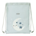 Saco Mochila com Cordas Safta Luna Cinzento (26 X 34 X 1 cm)