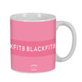 Caneca BlackFit8 Glow Up Cerâmica Cor de Rosa (350 Ml)