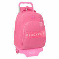 Mochila Escolar com Rodas BlackFit8 Glow Up Cor de Rosa (32 X 42 X 15 cm)