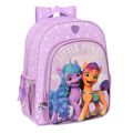 Mochila Escolar My Little Pony Lilás (32 X 38 X 12 cm)