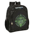 Mochila Escolar Transformers 32 X 38 X 12 cm Preto