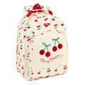 Mochila Escolar Safta Cherry Bege (32 X 42 X 15 cm)