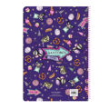 Caderno Gorjuss Up And Away Roxo A4