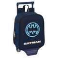 Mochila Escolar com Rodas Batman Legendary Azul Marinho 22 X 27 X 10 cm