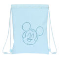 Saco Mochila com Cordas Mickey Mouse Clubhouse Azul Claro (26 X 34 X 1 cm)