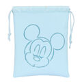 Lancheira Mickey Mouse Clubhouse 20 X 25 cm Saco Azul Claro