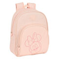 Mochila Escolar Minnie Mouse Baby Cor de Rosa (28 X 34 X 10 cm)