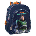 Mochila Escolar Buzz Lightyear Azul Marinho (32 X 38 X 12 cm)