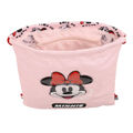 Saco Mochila com Cordas Minnie Mouse Me Time Cor de Rosa (26 X 34 X 1 cm)