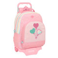 Mochila Escolar com Rodas BlackFit8 Globitos Cor de Rosa 32 X 42 X 15 cm