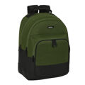 Mochila Escolar Safta Dark Forest Preto Verde 32 X 42 X 15 cm