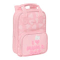 Mochila Infantil Safta Love Cor de Rosa (20 X 28 X 8 cm)