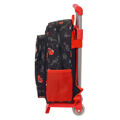 Mochila Escolar com Rodas Spiderman Hero Preto (27 X 33 X 10 cm)