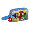 Porta-merendas Térmico Spiderman Team Up 21.5 X 12 X 6.5 cm Azul