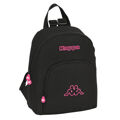 Mochila Casual Kappa Black And Pink Preto 13 L