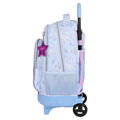 Mochila Escolar com Rodas Frozen Believe 33 X 45 X 22 cm Lilás