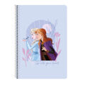 Caderno Frozen Believe Lilás A4 80 Folhas