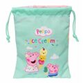 Lancheira Peppa Pig Ice Cream Saco 20 X 25 X 1 cm Cor de Rosa Menta