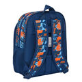 Mochila Infantil Hot Wheels Speed Club Laranja Azul Marinho (27 X 33 X 10 cm)