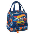 Lancheira Hot Wheels Speed Club Laranja Azul Marinho 20 X 20 X 15 cm