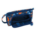 Bolsa Escolar Hot Wheels Speed Club Laranja Azul Marinho (20 X 11 X 8.5 cm)